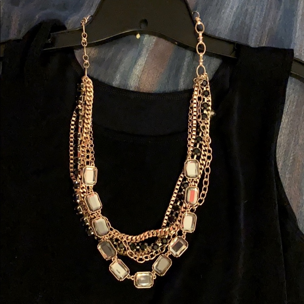 Avon Multi Chain Statement Necklace - image 1